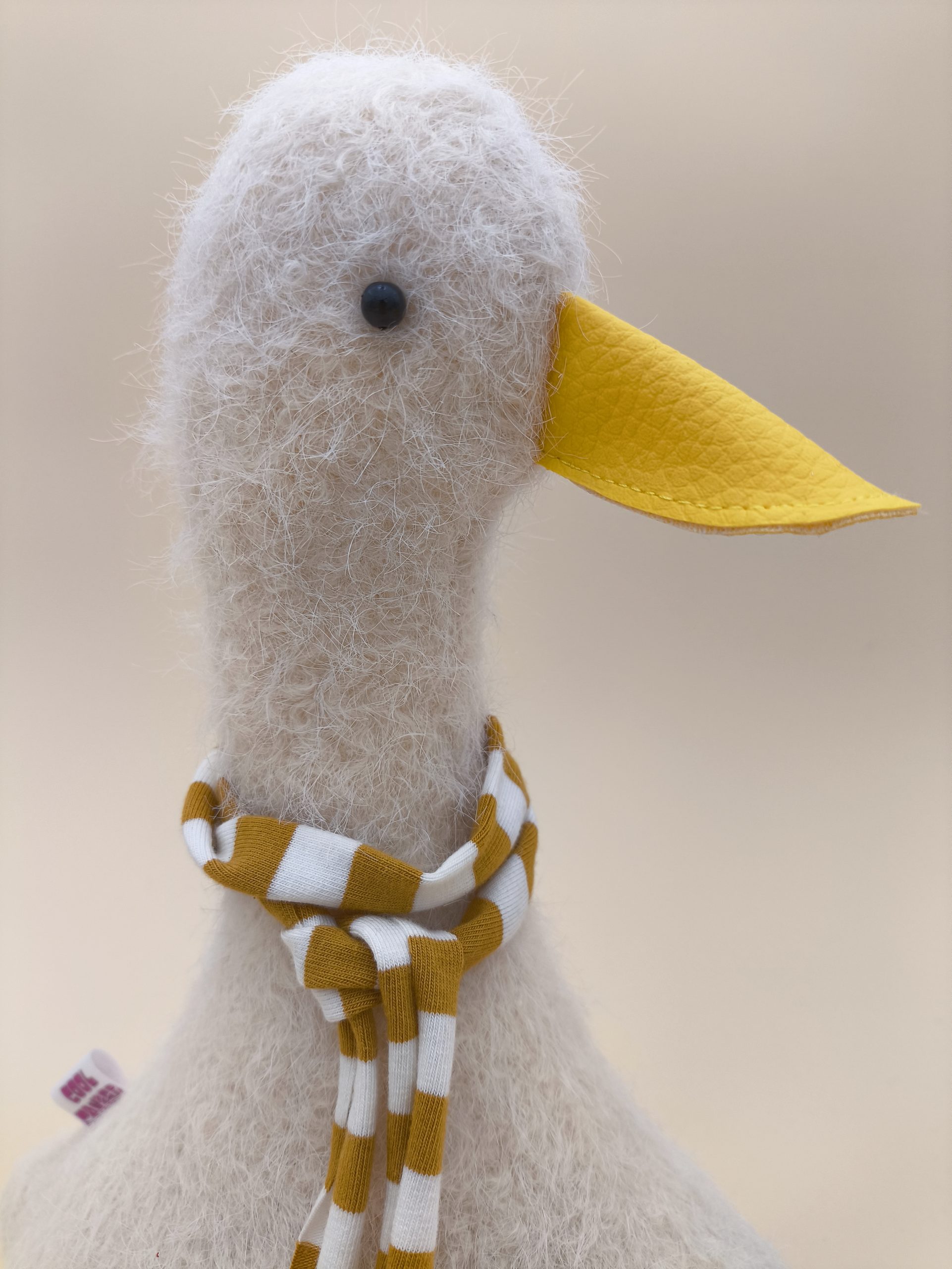 Mini accessoire : écharpe rayée jaune - Image 2