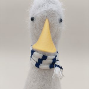 Mini accessoire : écharpe rayé bleue