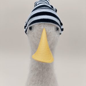 Mini accessoire : bonnet rayé noir