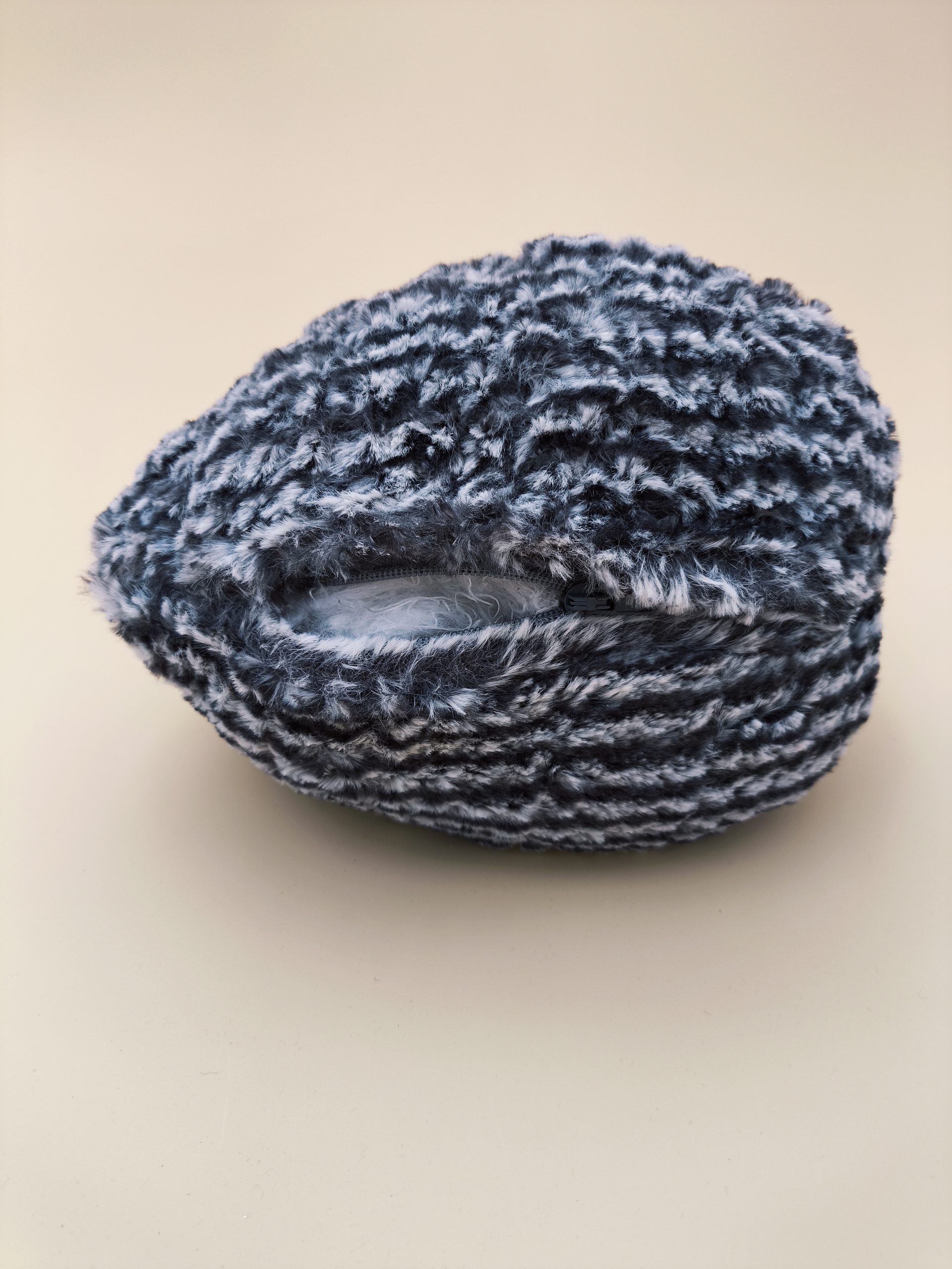 Cale-porte poule - fausse fourrure gris - Image 5