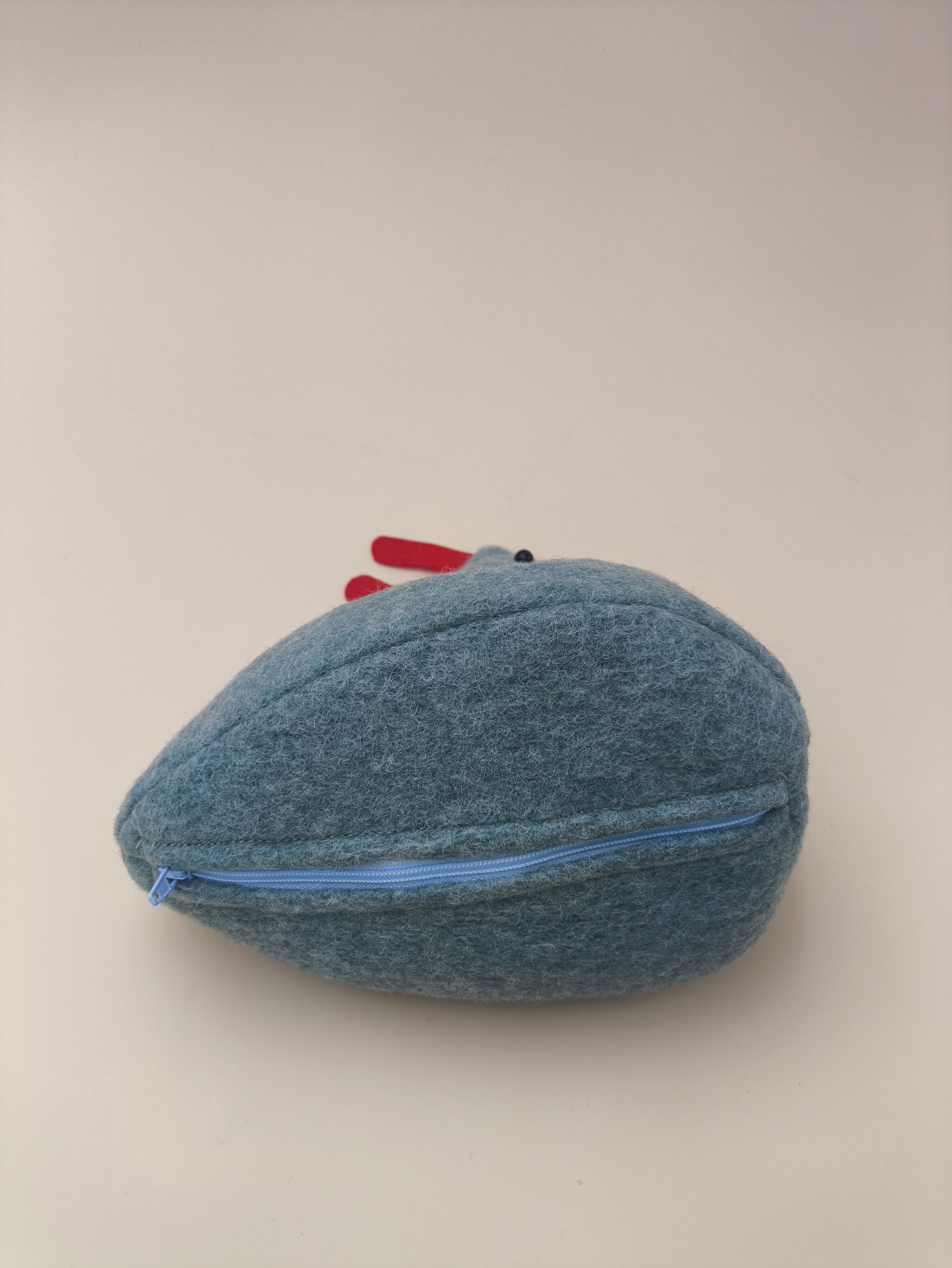 Cale-porte poule - laine boulie bleu - Image 8