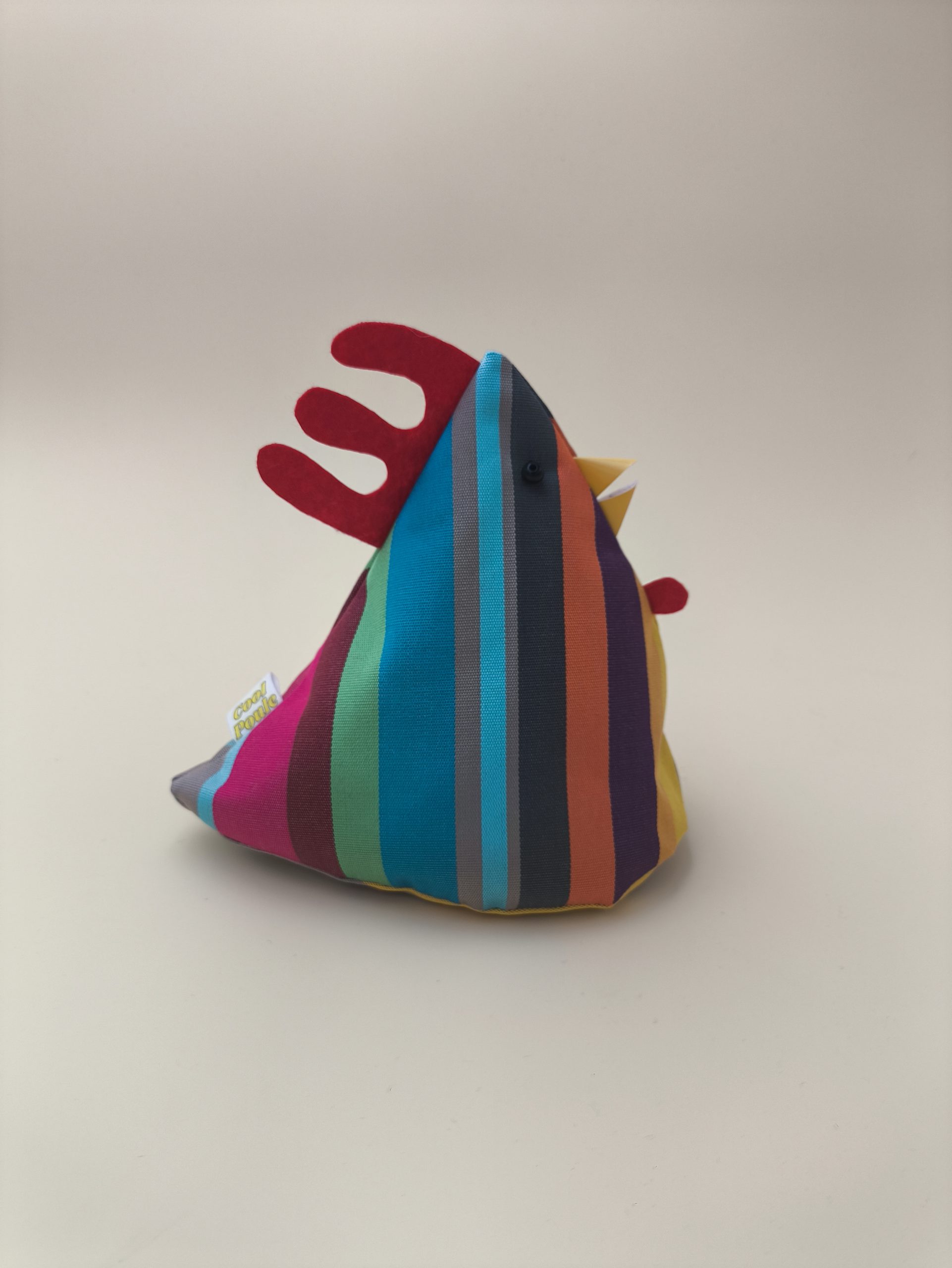 Cale-porte poule - rayures multicolores - Image 3