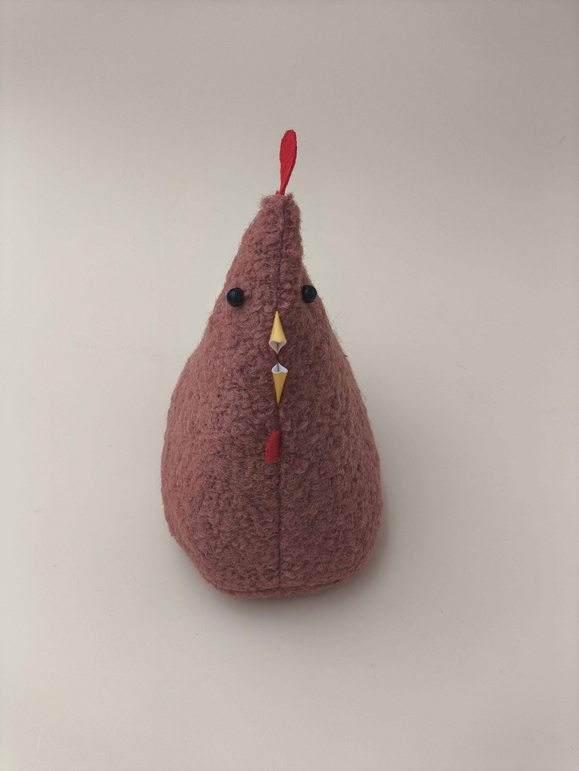 Cale-porte poule - lainage vieux rose – Image 6