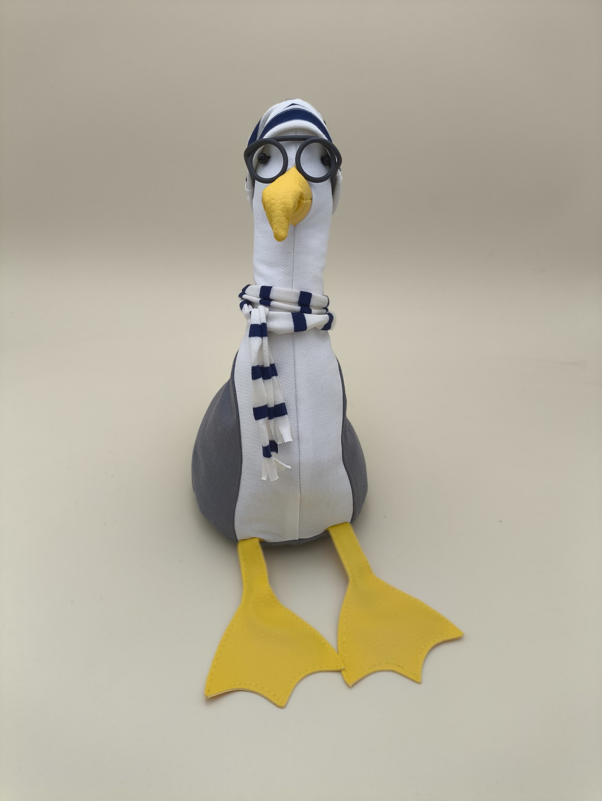 Cale-porte mouette - Eddie Seagull & bonnet bleu
