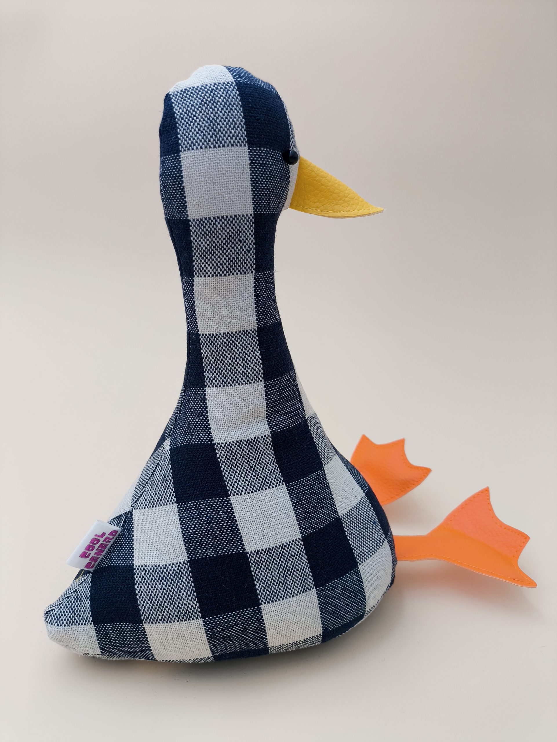Cale-porte canard : carreaux bleu – Image 3