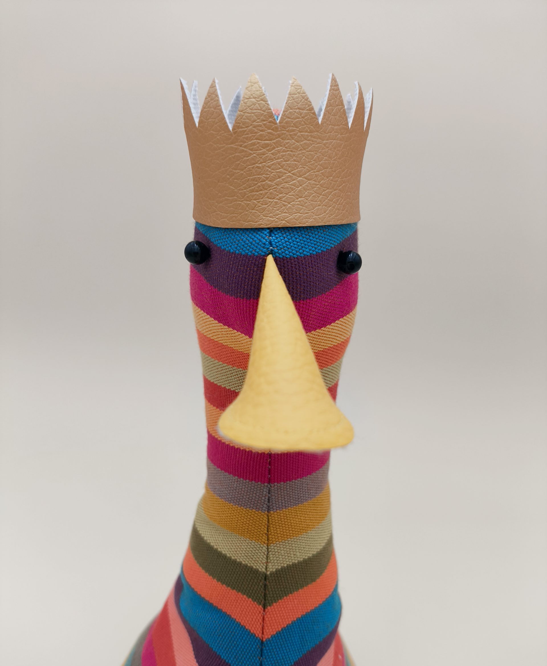 Cale-porte canard rayures multicolore – Image 11