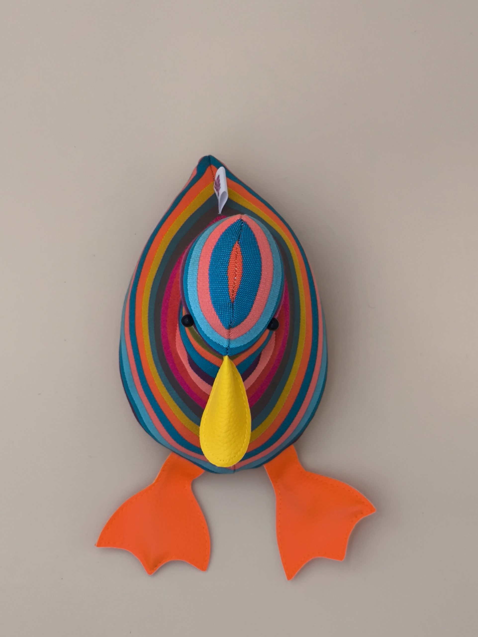 Cale-porte canard rayures multicolore – Image 2