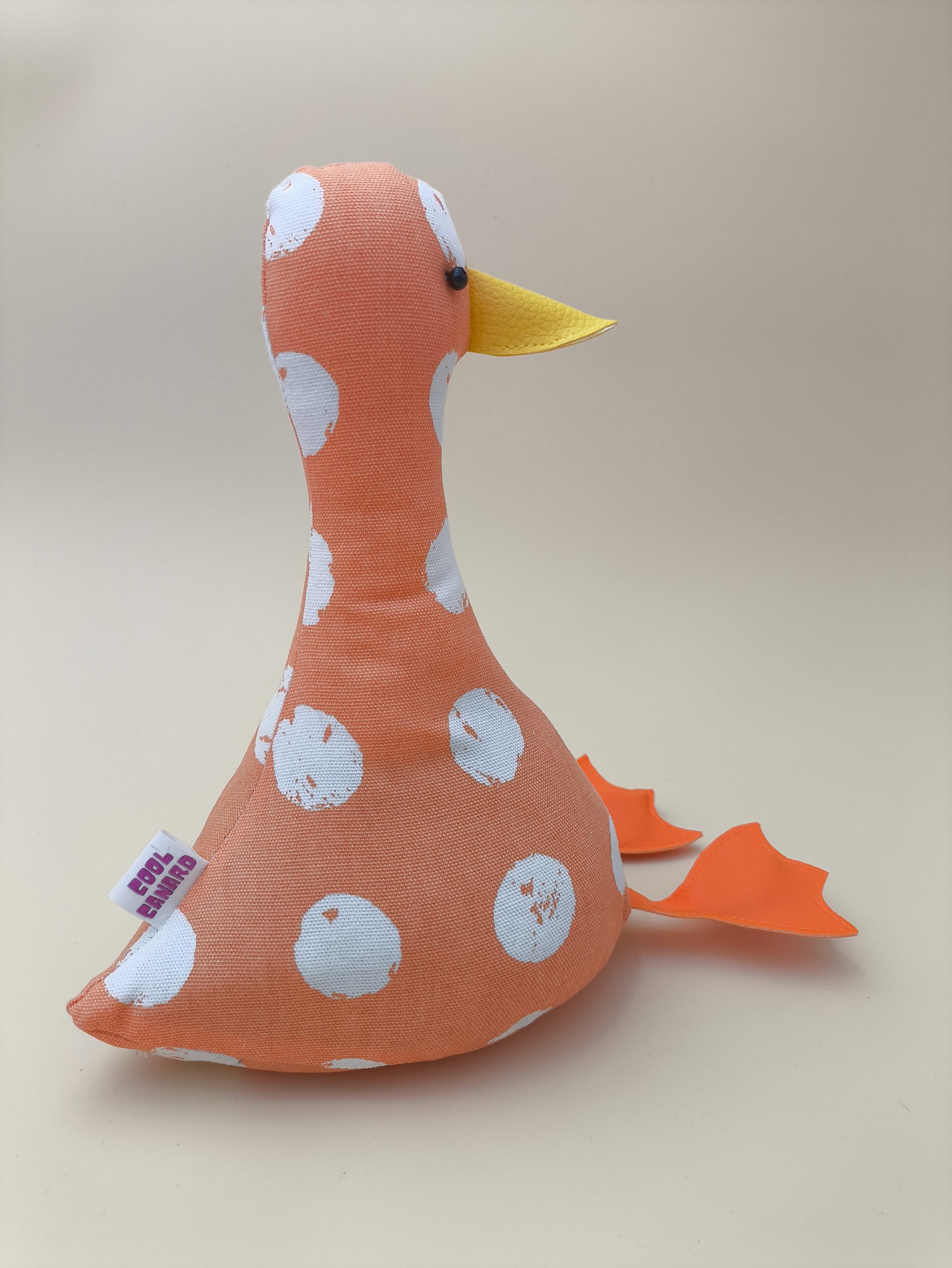 Cale-porte canard : orange aux pois blancs – Image 5