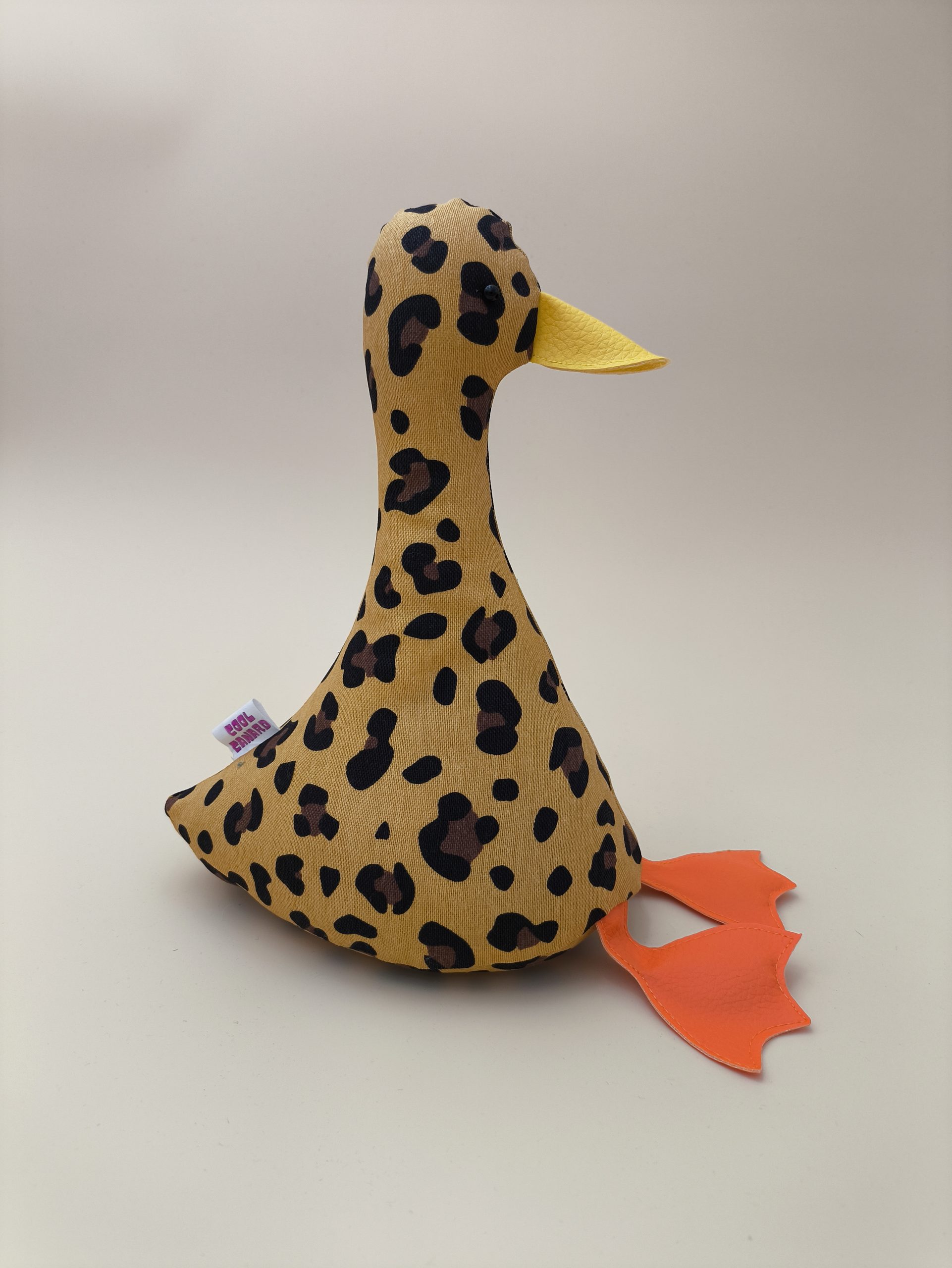 Cale-porte canard : leopard jaune