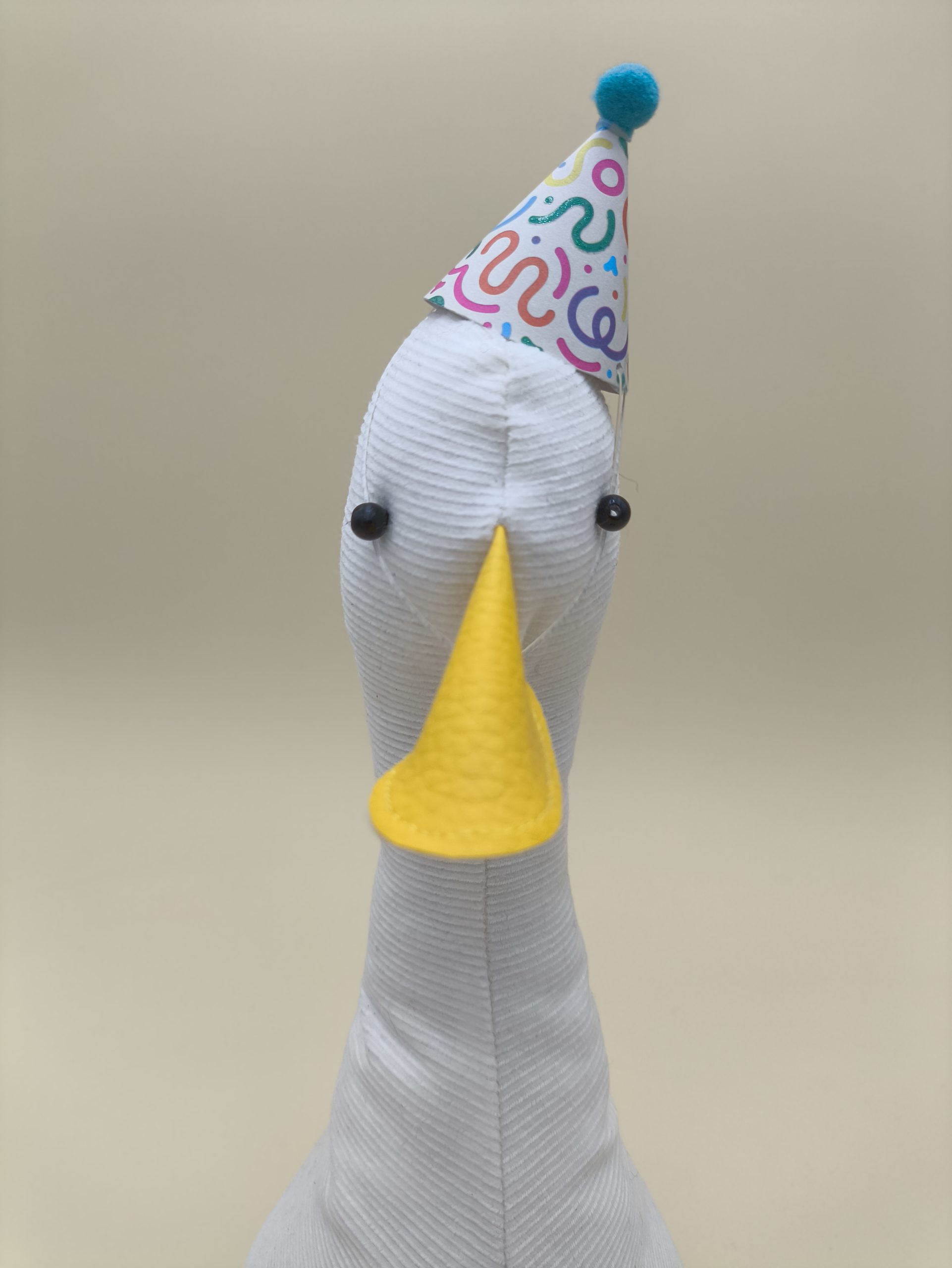 Cale-porte canard : velours côtelé blanc cassé – Image 13