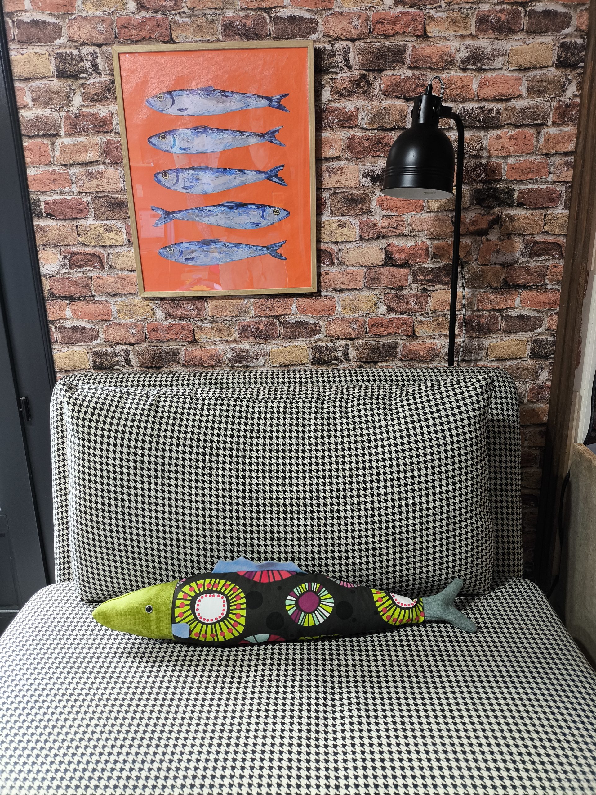 Coussin poisson - Colin câlin - cercles multicolores – Image 14