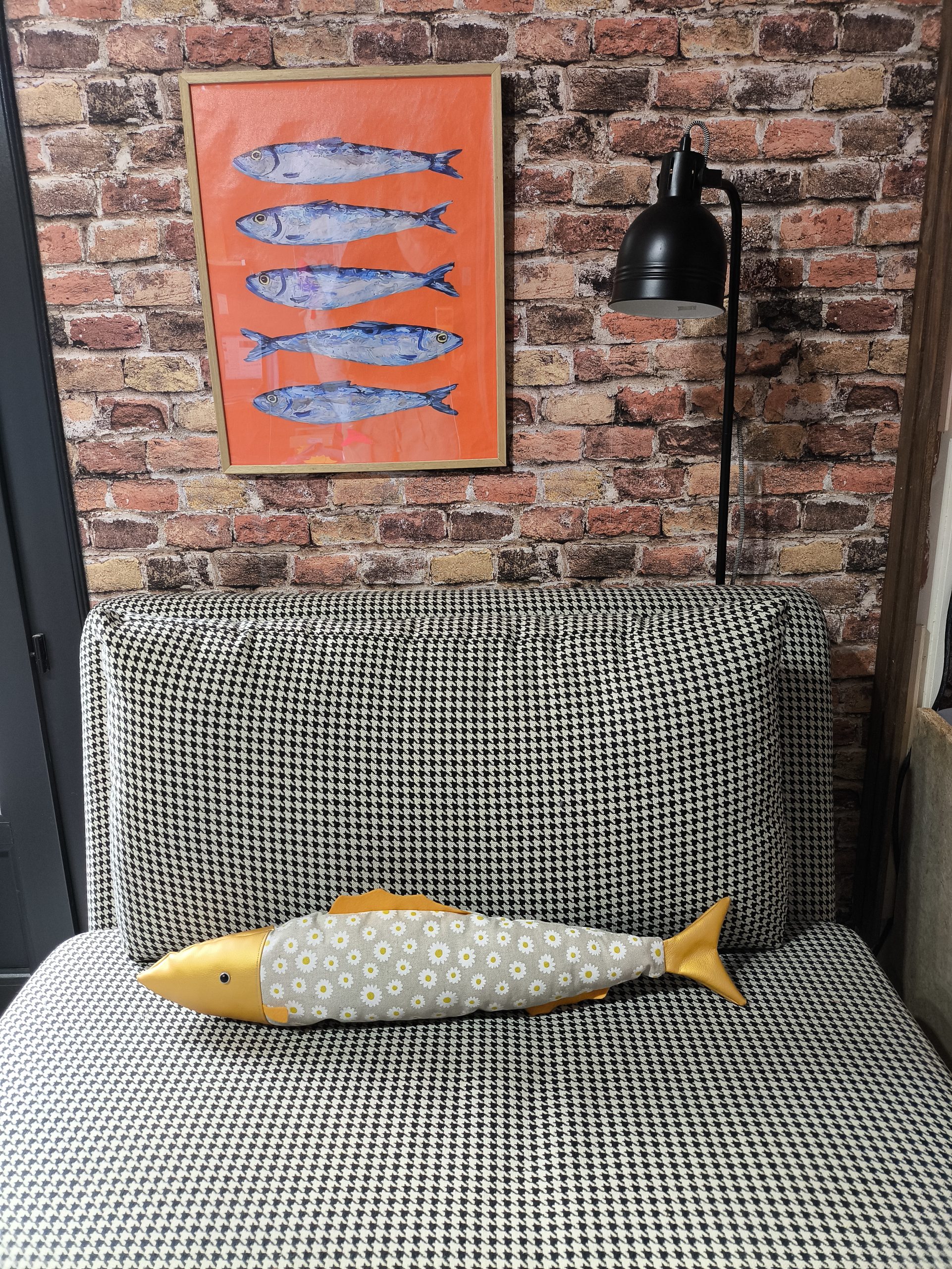 Coussin poisson - Colin câlin - marguerites – Image 13