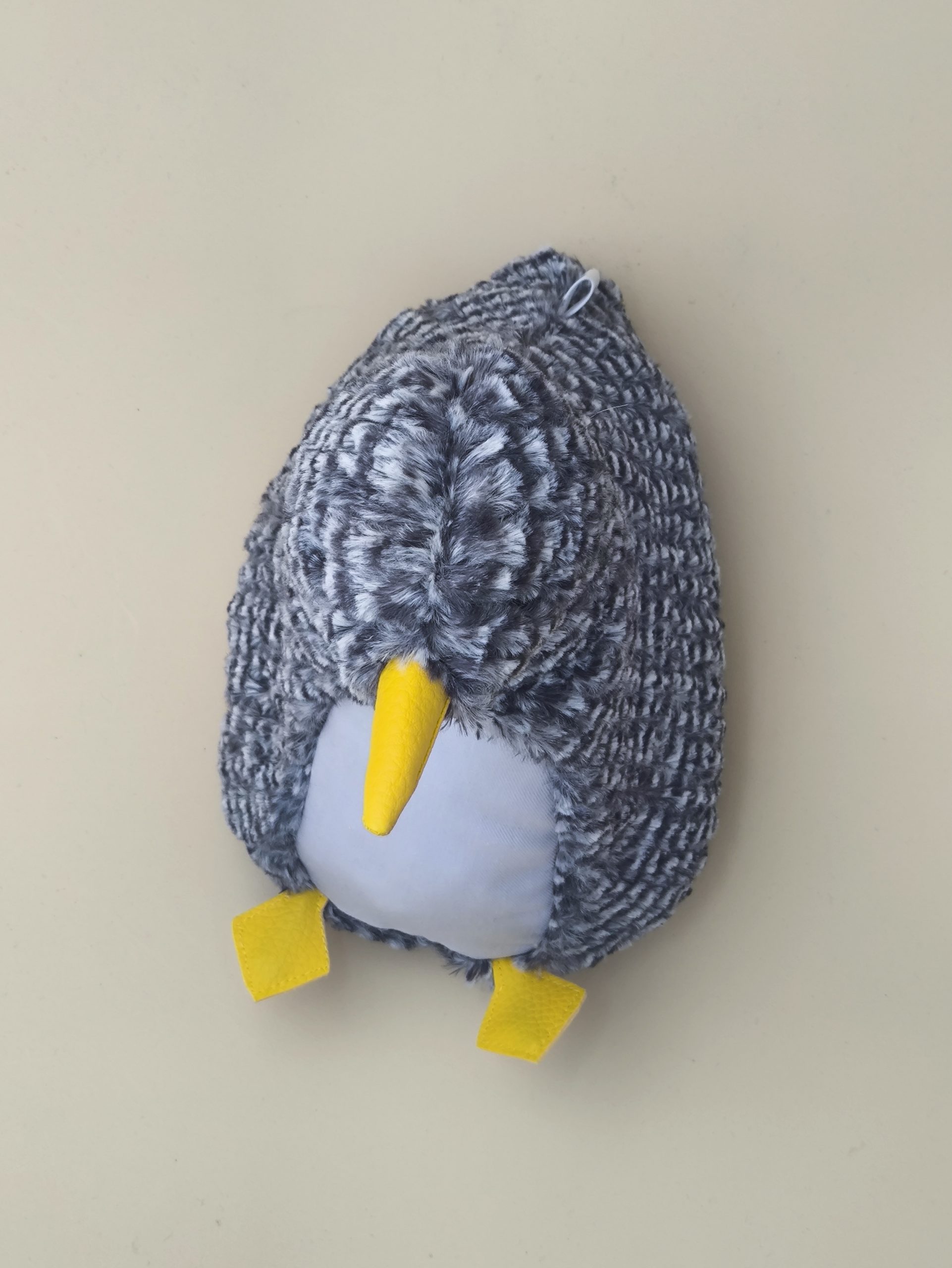 Cale-porte pingouin - fausse fourrure grise - Image 6